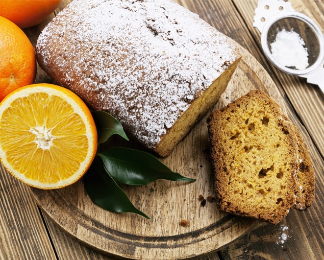 mini cake de naranja